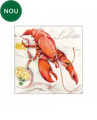 Servetele de masa, 20 buc, 33x33 cm, Lobster - AMBIENTE